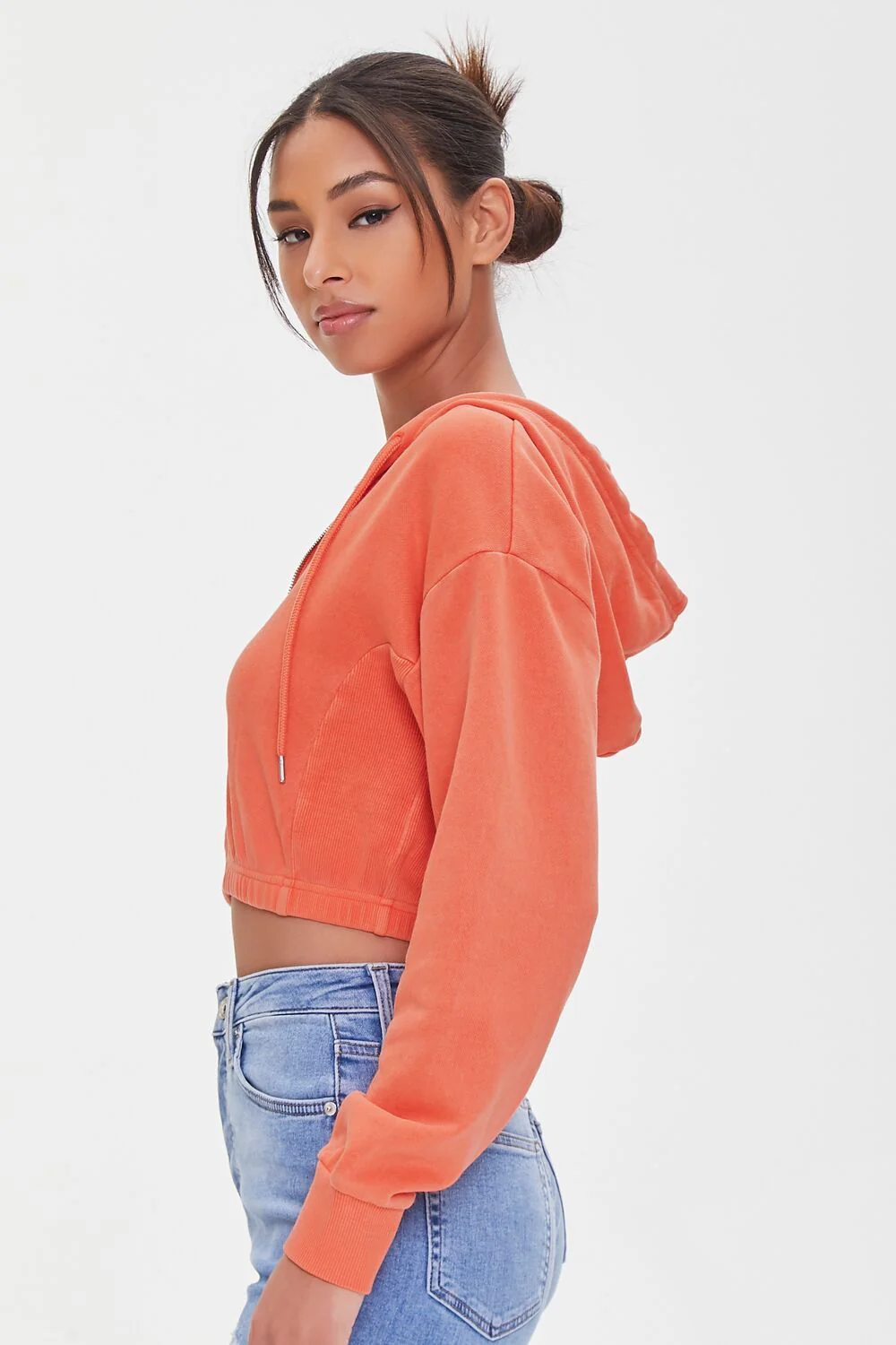 French Terry Zip-Up Hoodie - Image 2