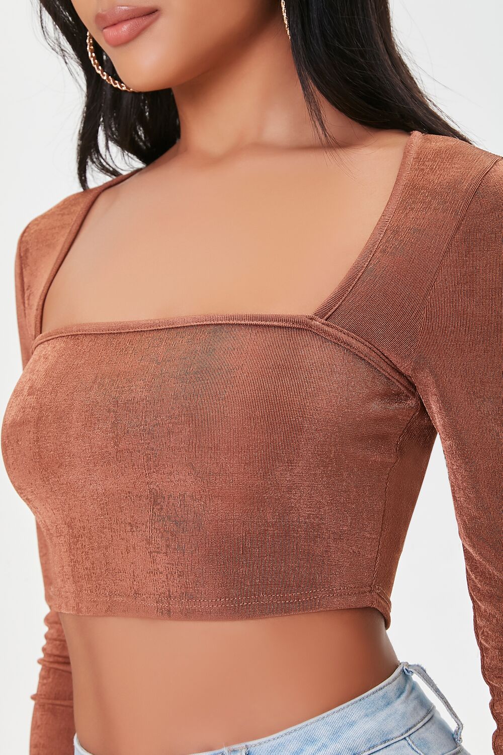 Ribbed Knit Crop Top - Image 5