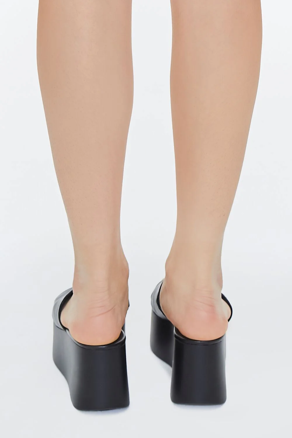Faux Leather Platform Wedges - Image 3