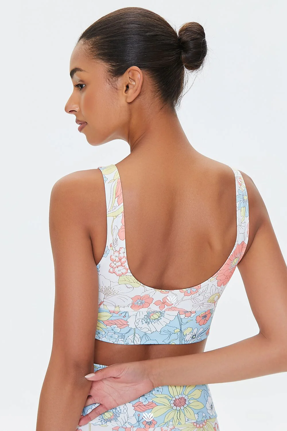 Floral Print Sports Bra - Image 3