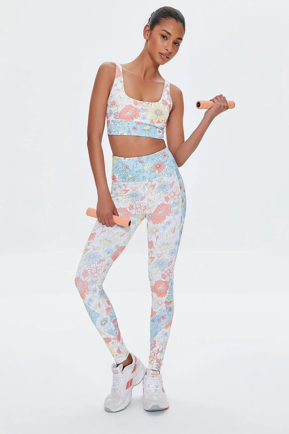 Floral Print Sports Bra - Image 4