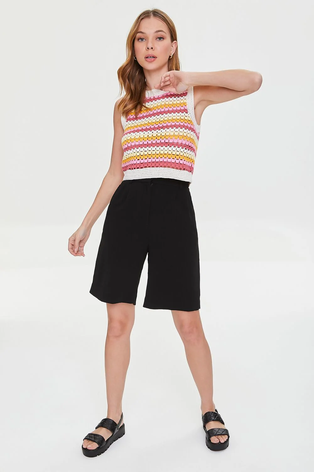 Striped Crochet Top - Image 4