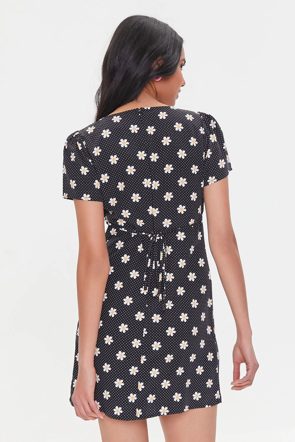 Floral Print Mini Dress - Image 3