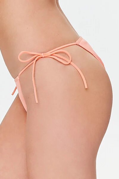 Seamless Ribbed String Bikini Bottoms - Image 6