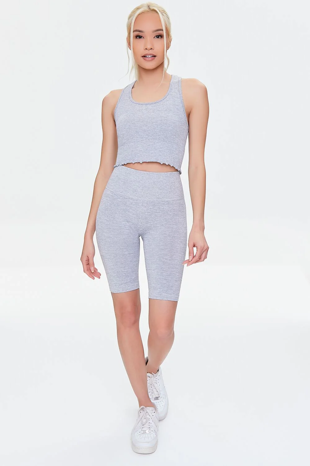 Active Seamless Lettuce-Edge Crop Top - Image 4