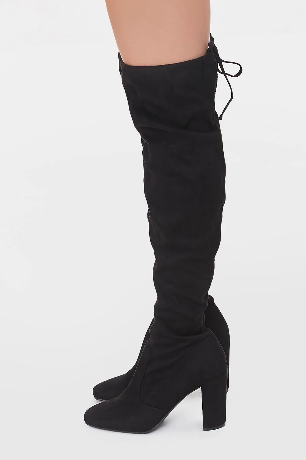 Faux Suede Over-the-Knee Boots - Image 2