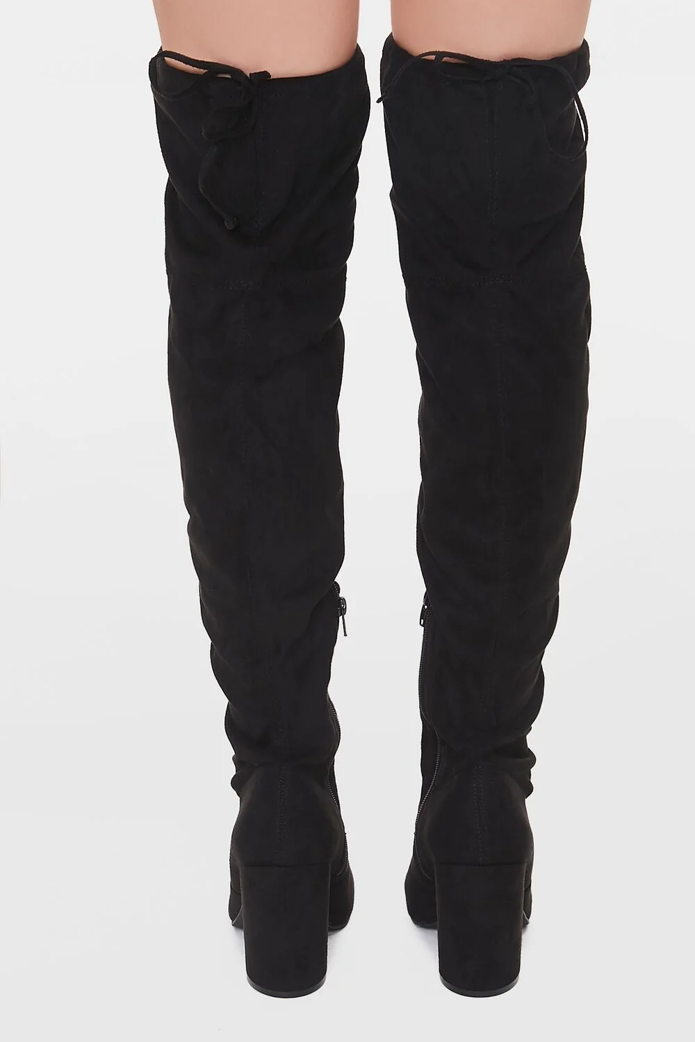 Faux Suede Over-the-Knee Boots - Image 3