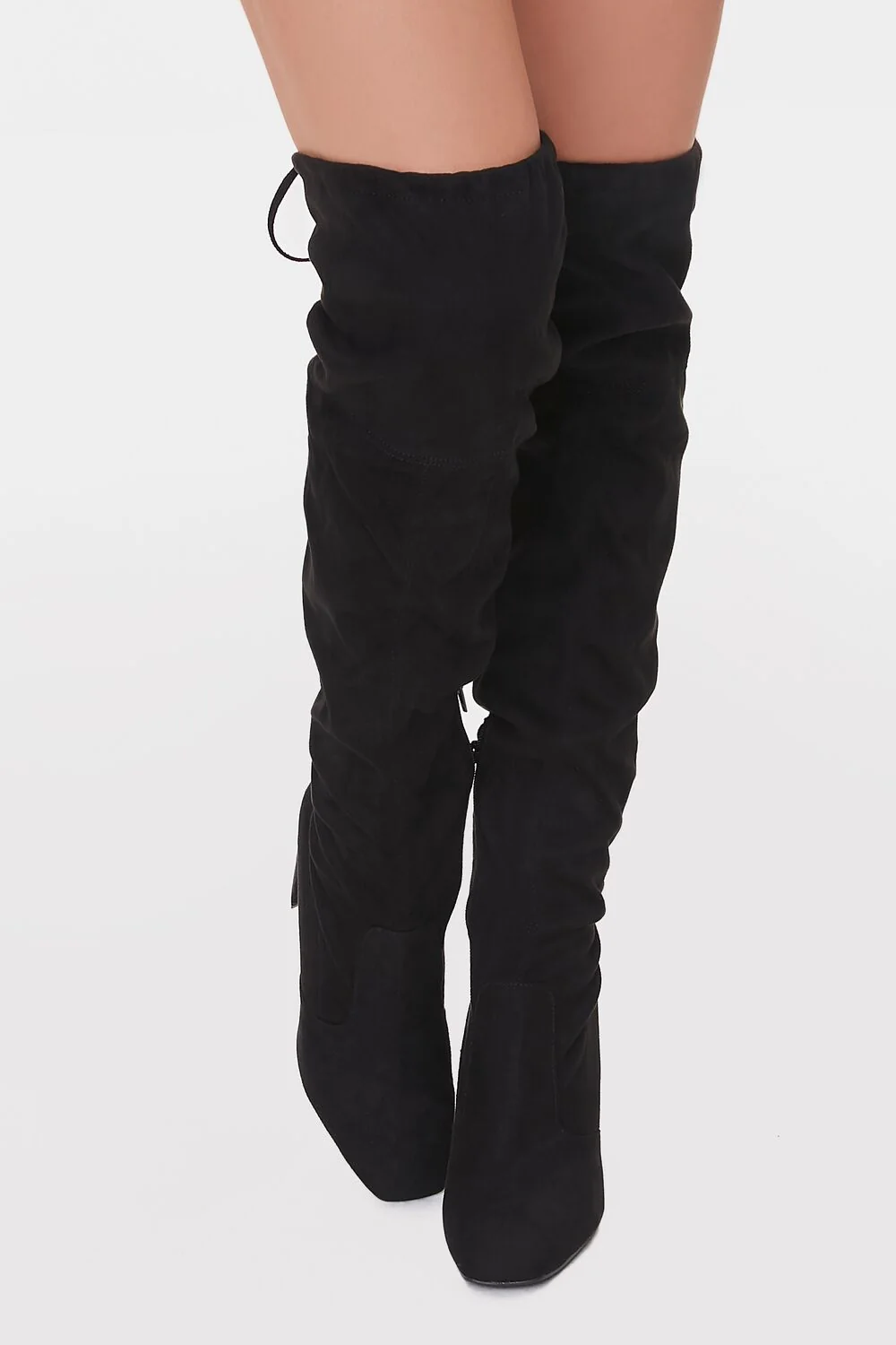 Faux Suede Over-the-Knee Boots - Image 4