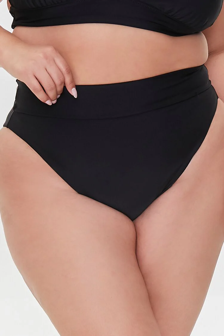 Plus Size High-Rise Bikini Bottoms - Image 2