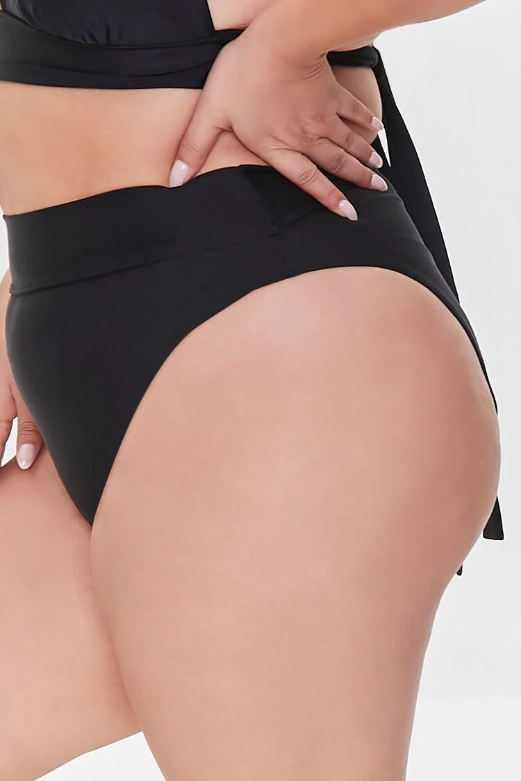 Plus Size High-Rise Bikini Bottoms - Image 3