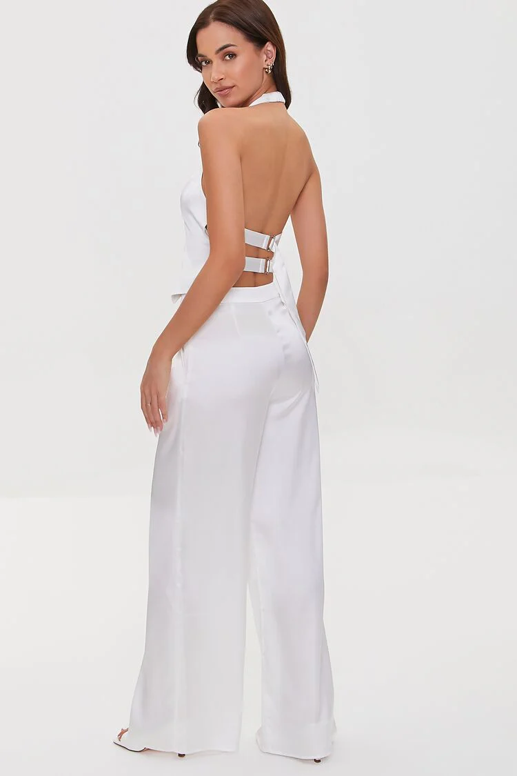 Plunging Top & Pants Set - Image 3