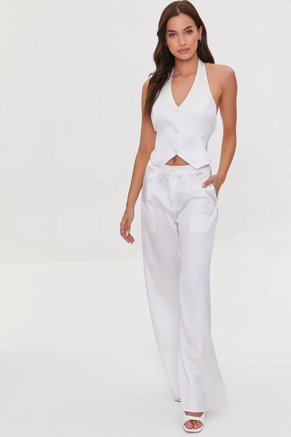Plunging Top & Pants Set - Image 5