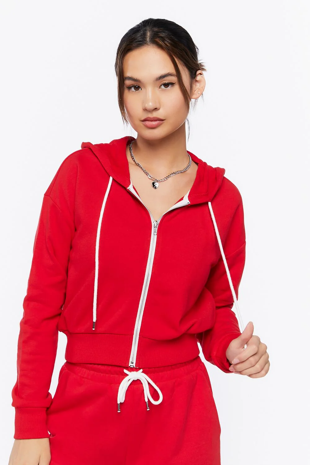 Basic Fleece Zip-Up Hoodie - Image 20