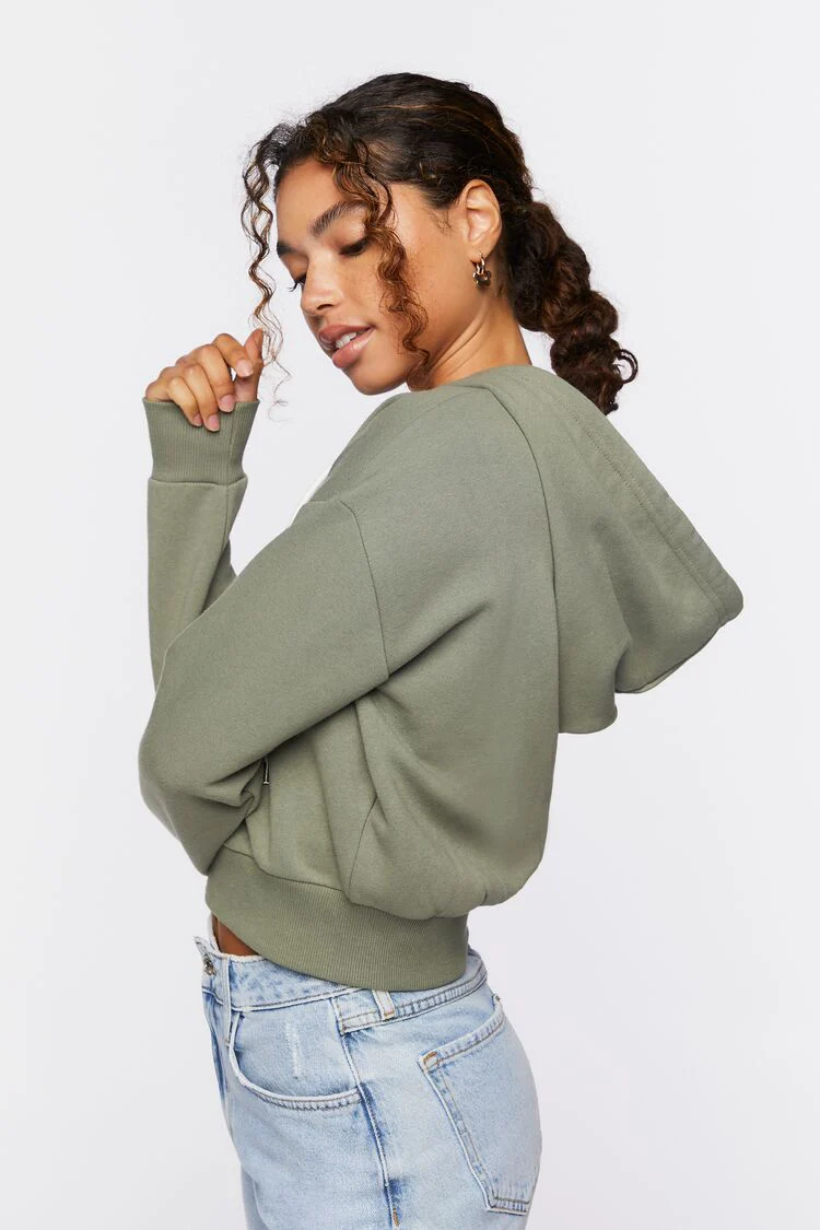 Basic Fleece Zip-Up Hoodie - Image 22