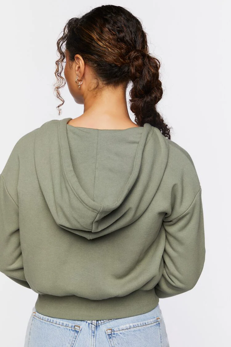 Basic Fleece Zip-Up Hoodie - Image 23