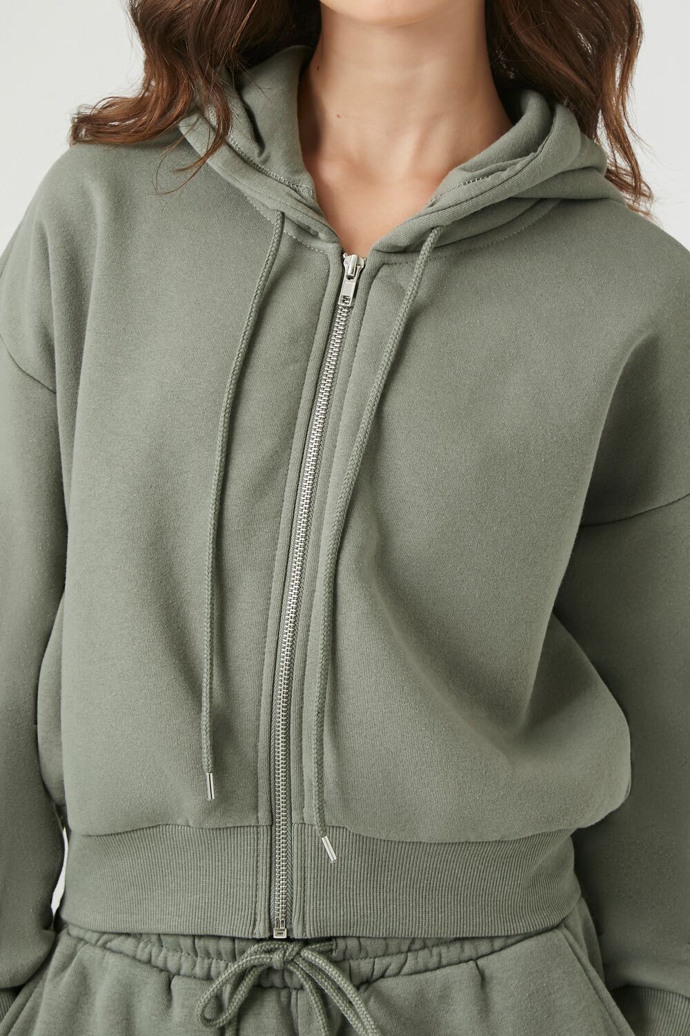 Basic Fleece Zip-Up Hoodie - Image 30
