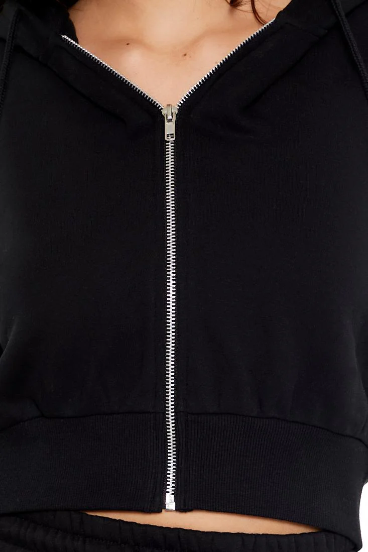 Basic Fleece Zip-Up Hoodie - Image 33