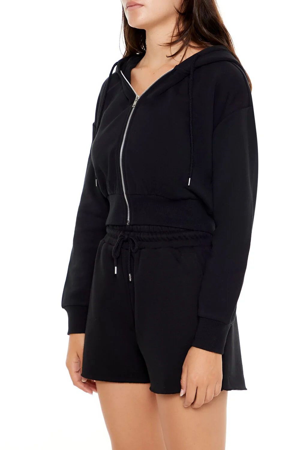 Basic Fleece Zip-Up Hoodie - Image 34