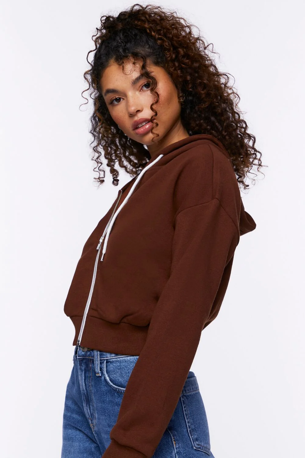 Basic Fleece Zip-Up Hoodie - Image 38