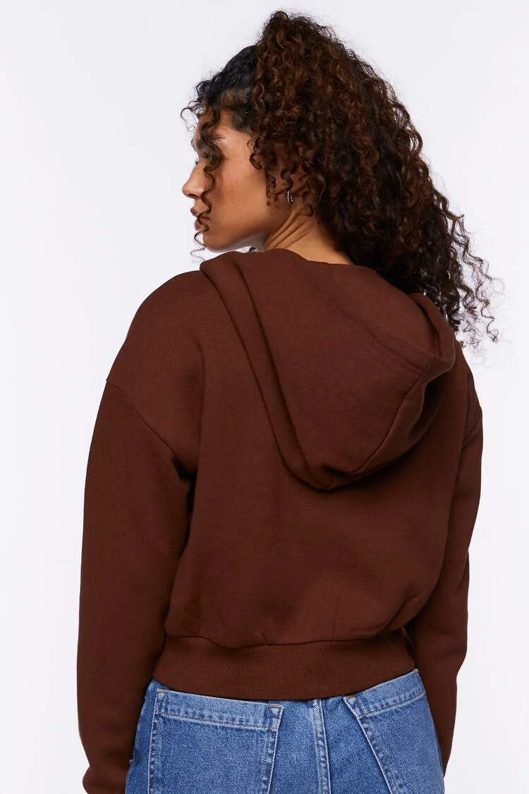 Basic Fleece Zip-Up Hoodie - Image 39