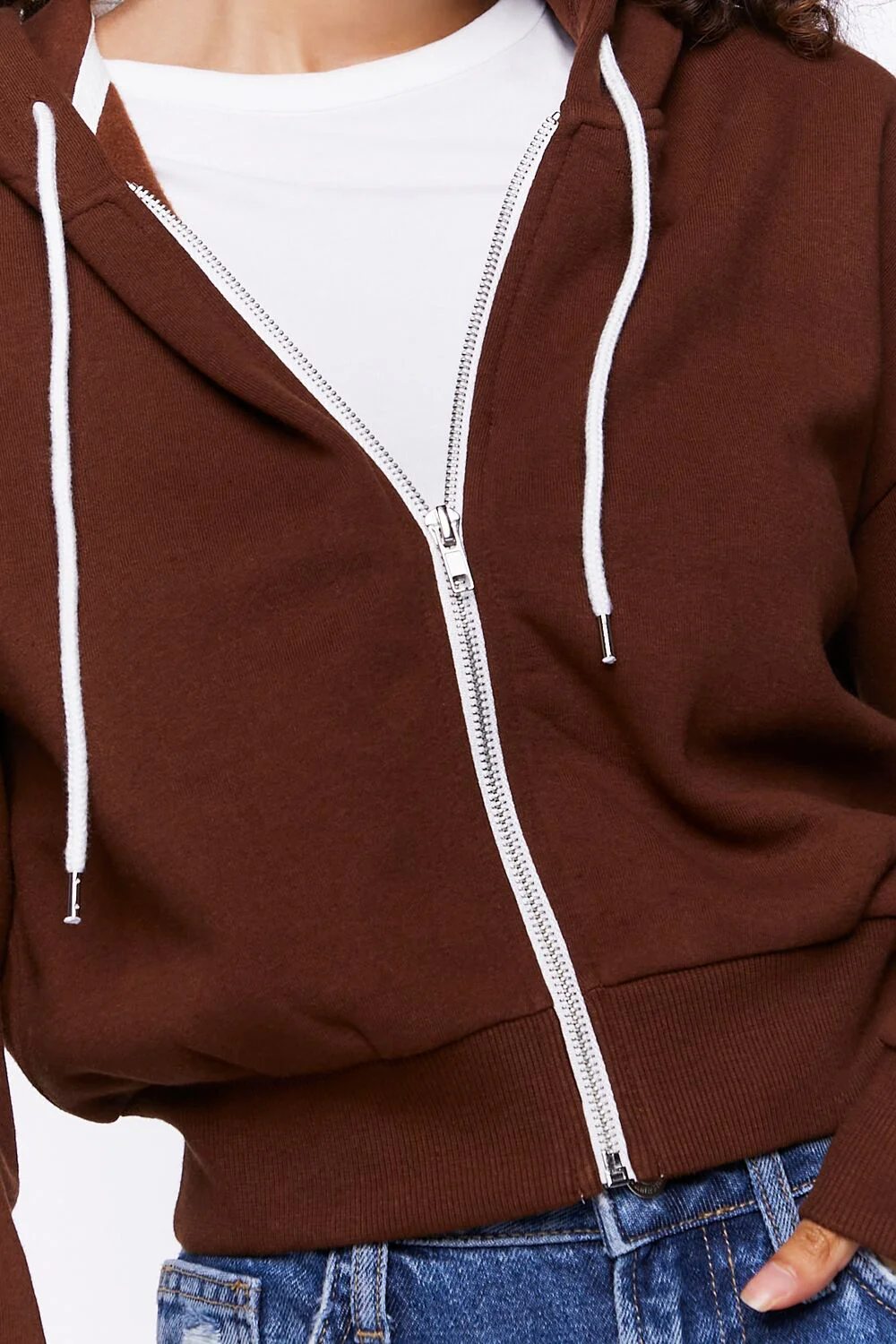 Basic Fleece Zip-Up Hoodie - Image 41