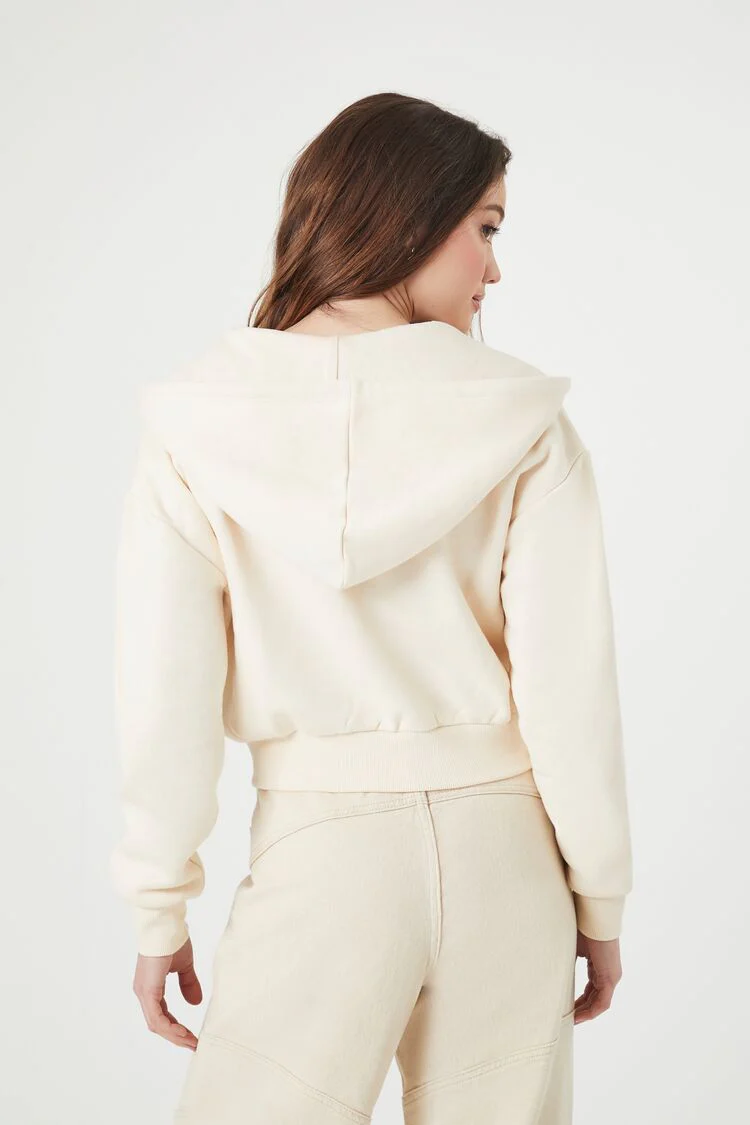 Basic Fleece Zip-Up Hoodie - Image 8