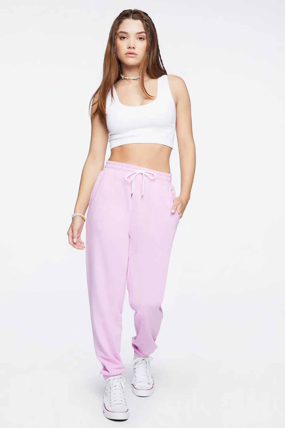 Fleece Drawstring Joggers - Image 51