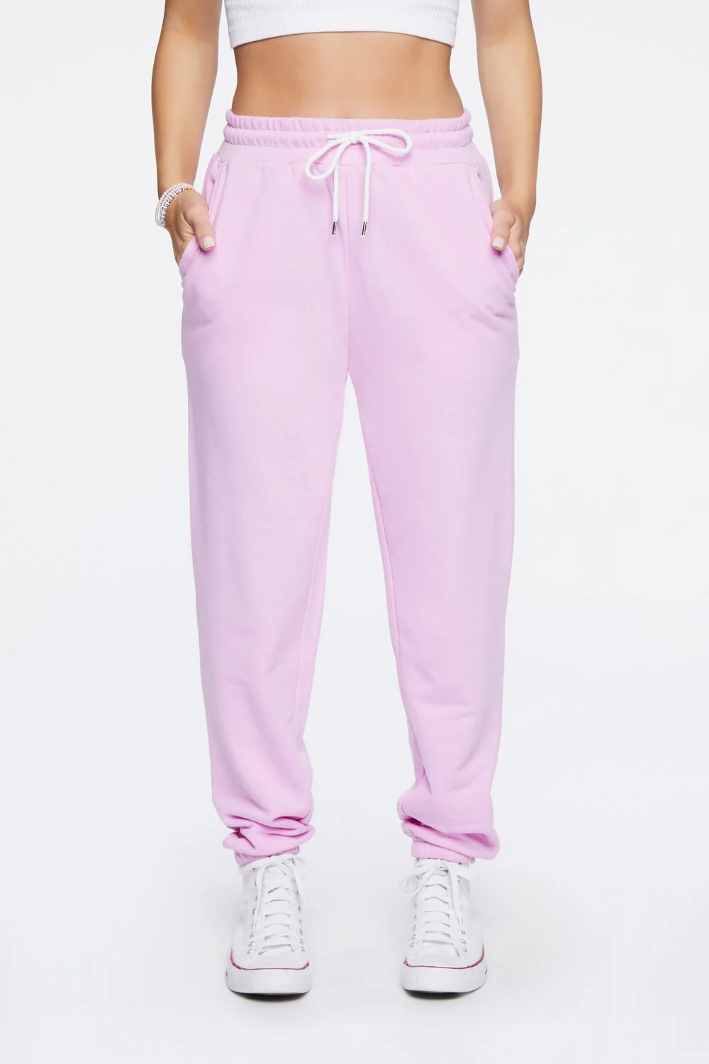 Fleece Drawstring Joggers - Image 52