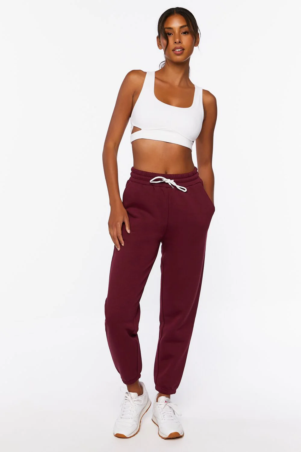 Fleece Drawstring Joggers - Image 55