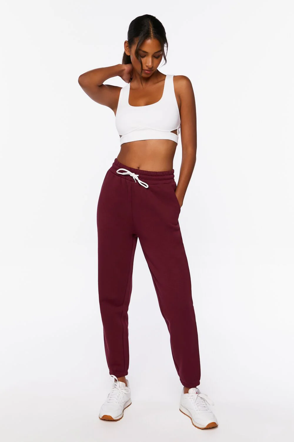 Fleece Drawstring Joggers - Image 59