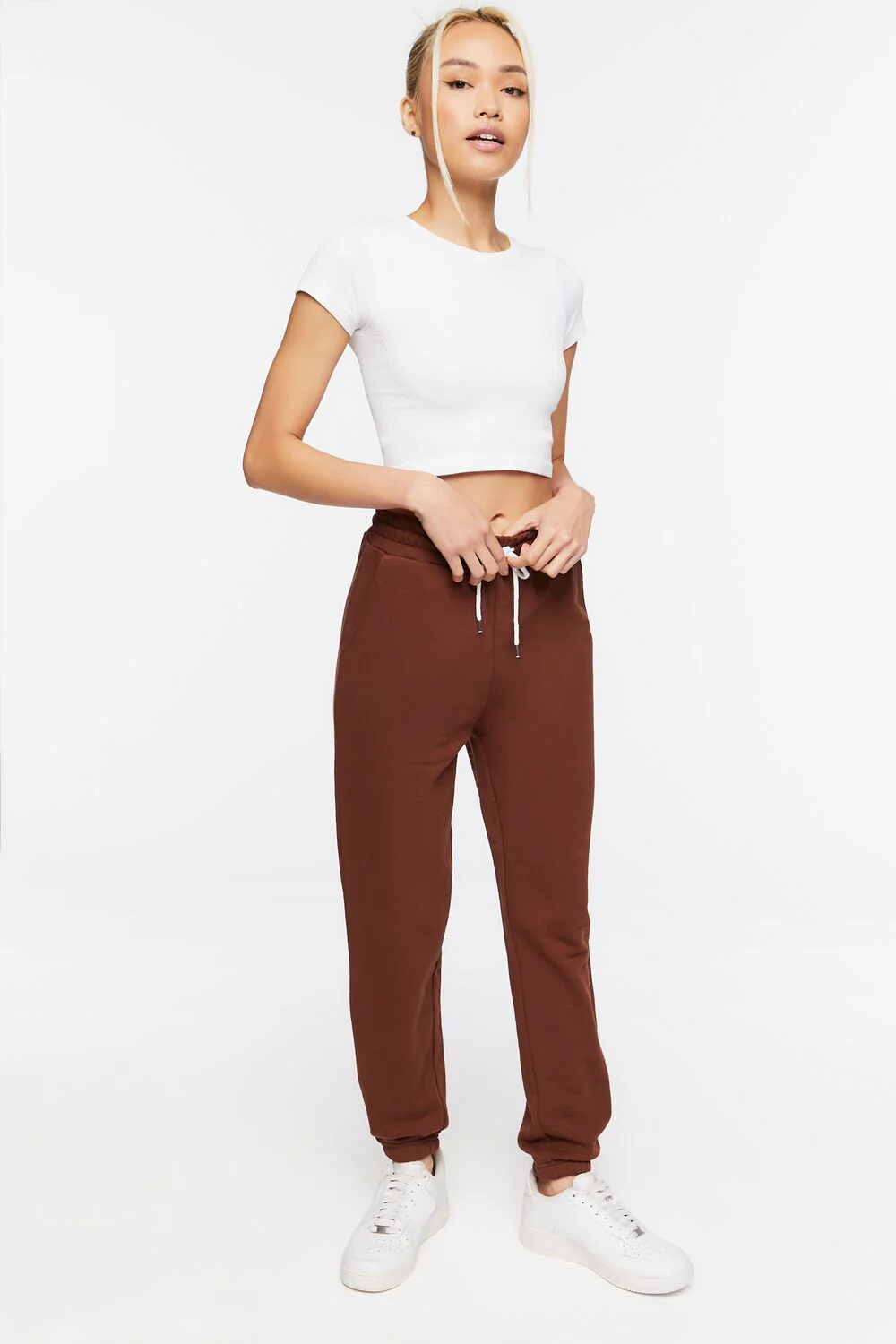 Fleece Drawstring Joggers - Image 72