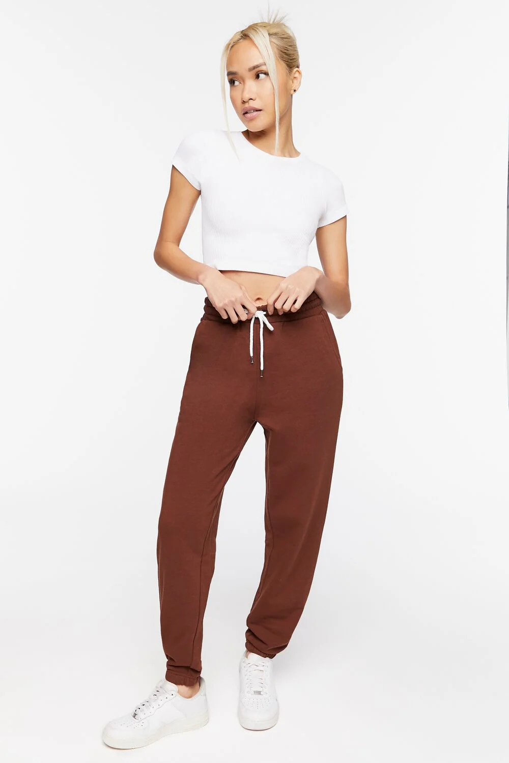 Fleece Drawstring Joggers - Image 76