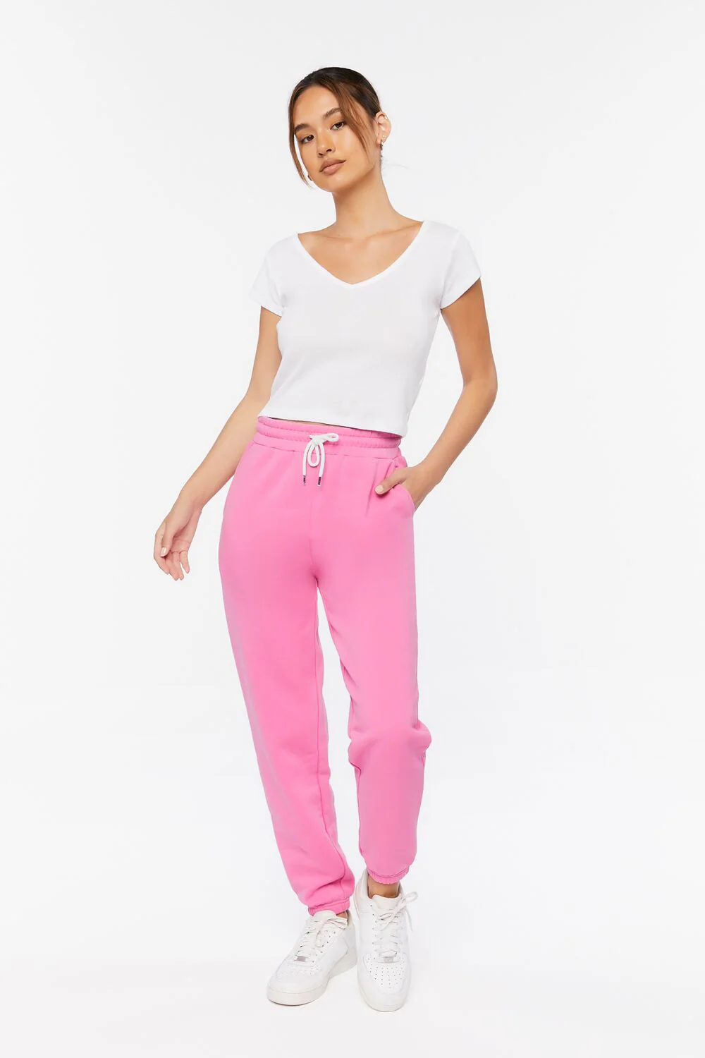 Fleece Drawstring Joggers - Image 77