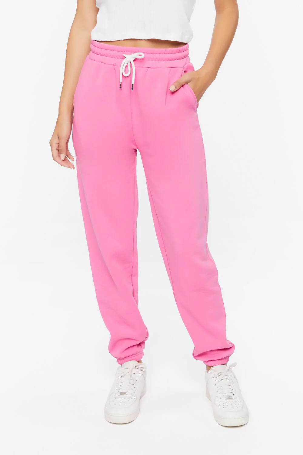 Fleece Drawstring Joggers - Image 78
