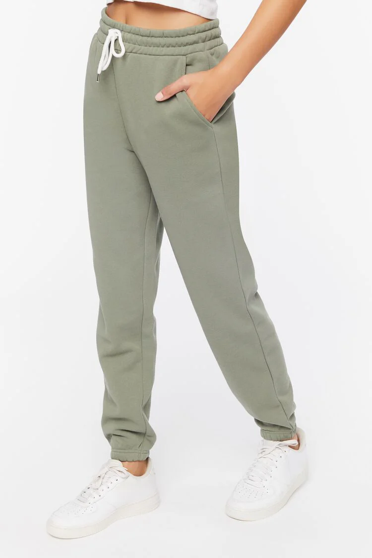 Fleece Drawstring Joggers - Image 83