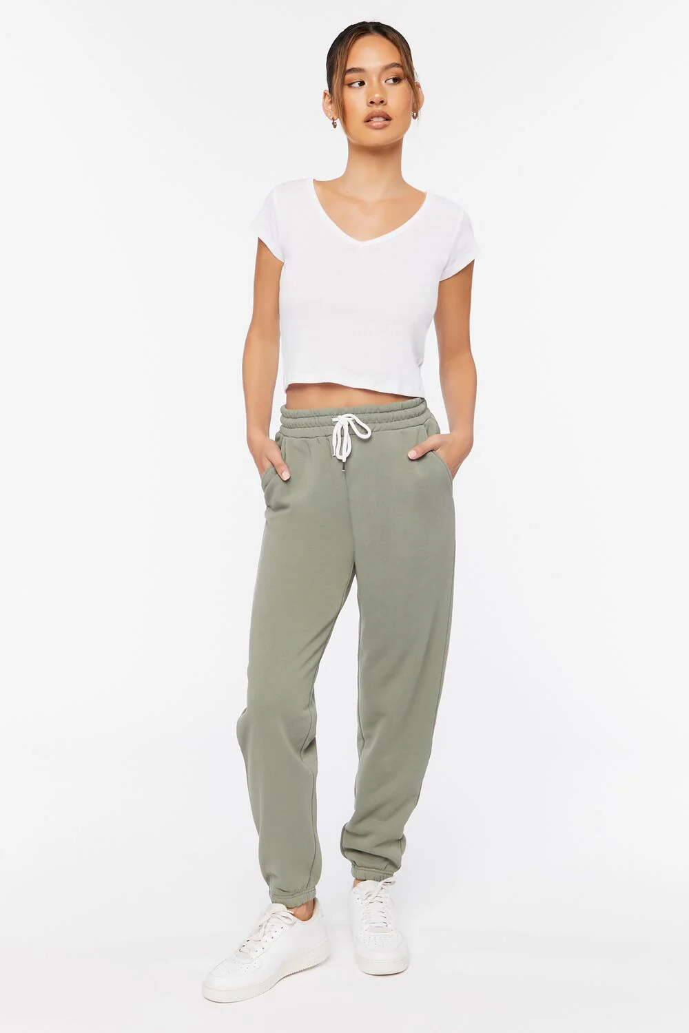 Fleece Drawstring Joggers - Image 85