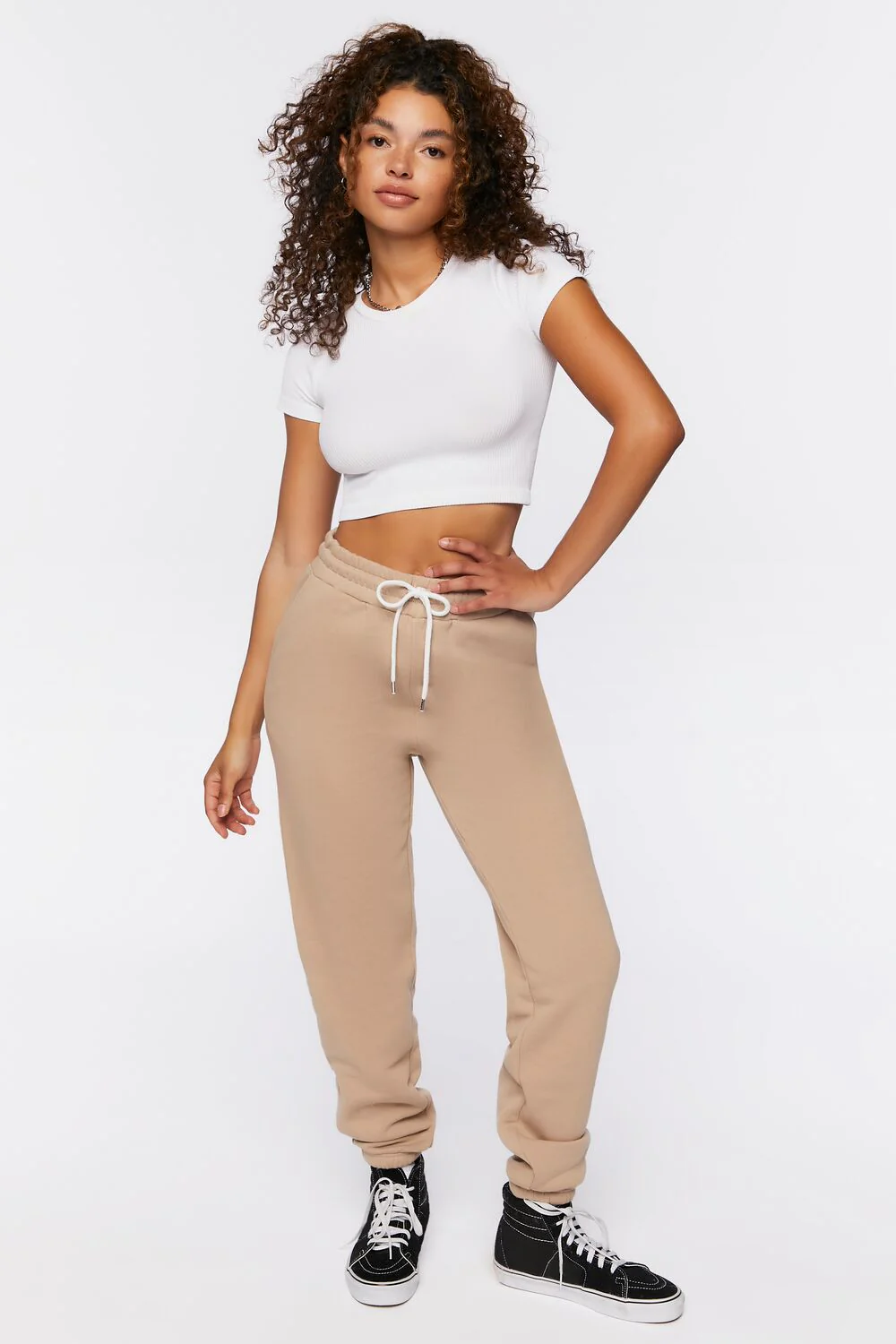 Fleece Drawstring Joggers - Image 90