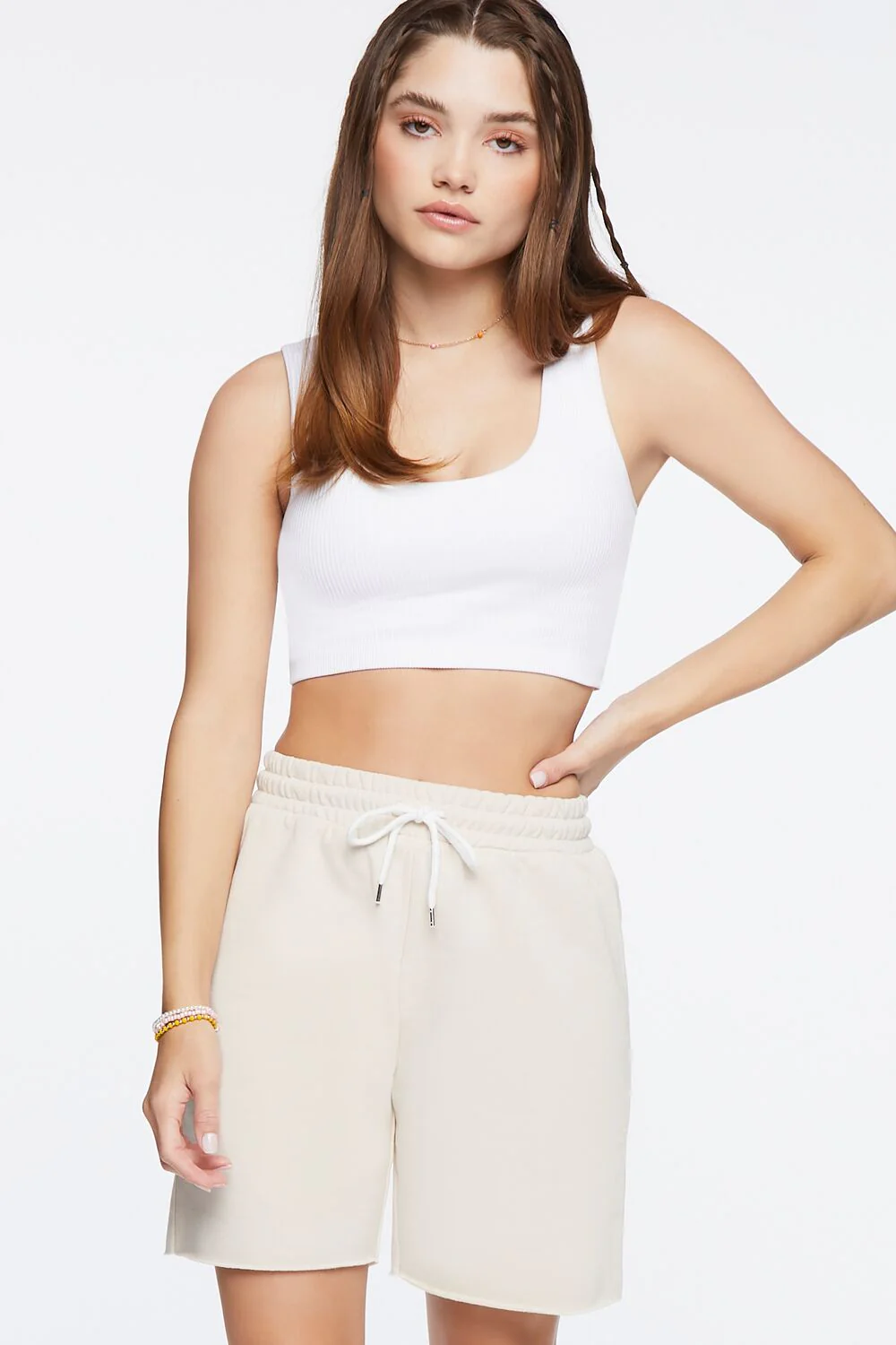 Fleece Drawstring Sweatshorts - Image 11