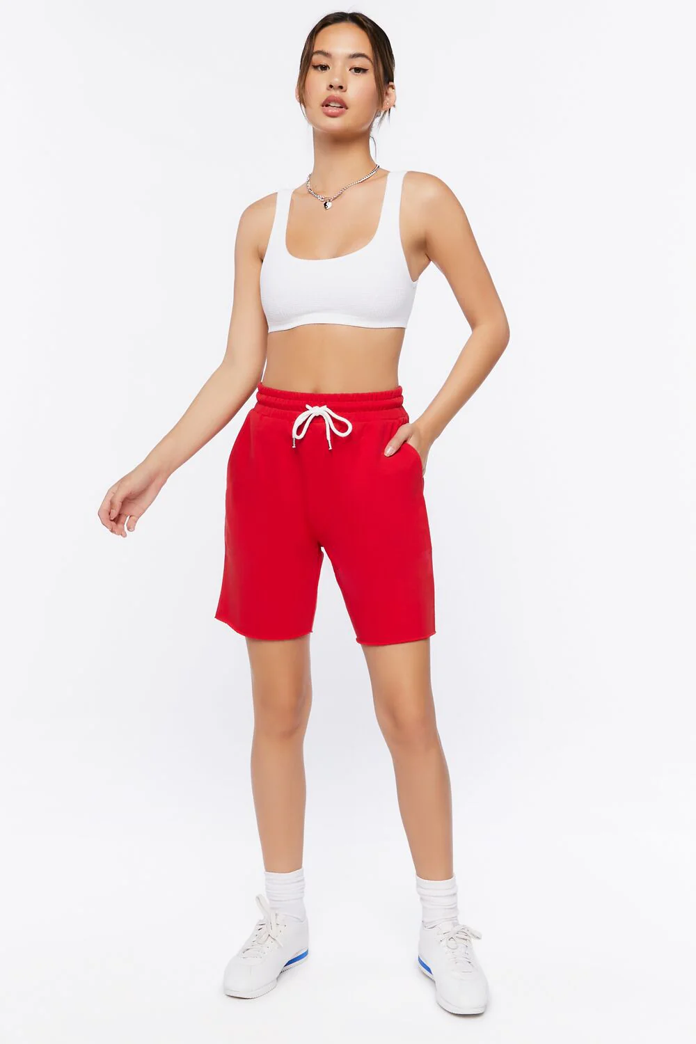 Fleece Drawstring Sweatshorts - Image 20