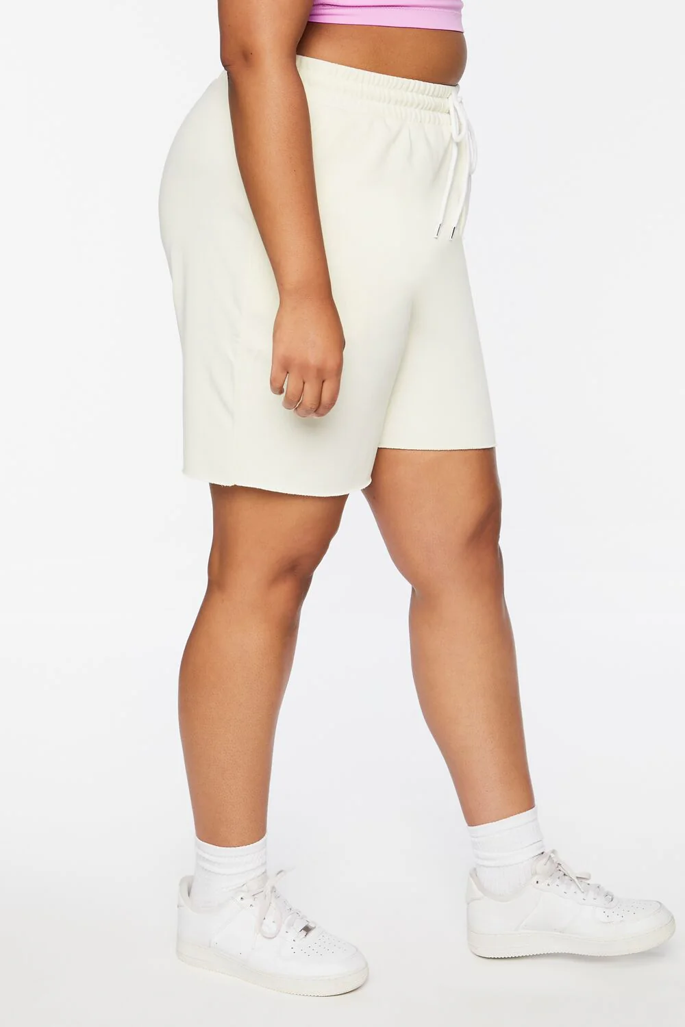 Plus Size French Terry Sweatshorts - Image 3