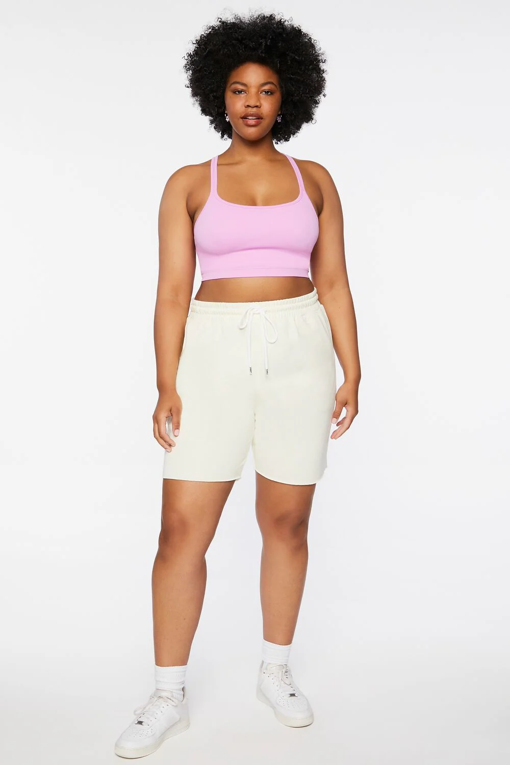 Plus Size French Terry Sweatshorts - Image 5
