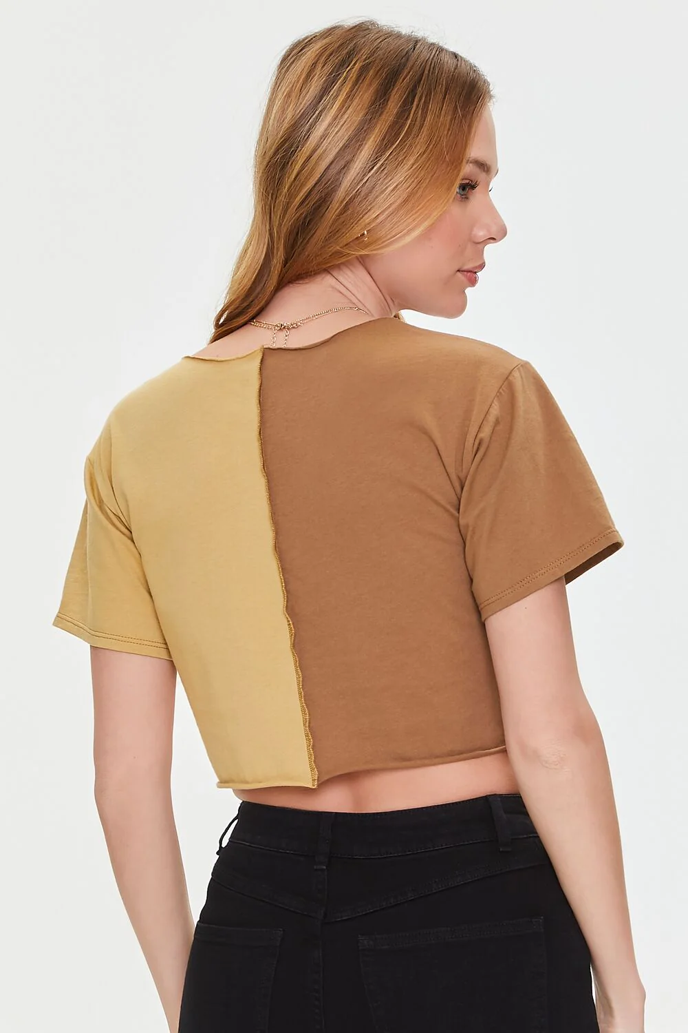 Reworked Eagle Graphic Crop Top - Image 4