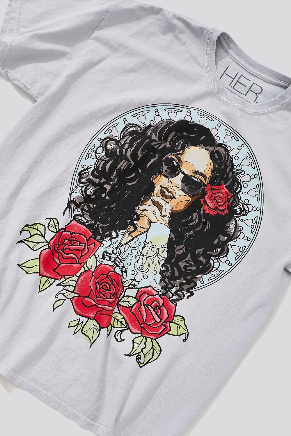 HER Graphic Crew Neck Tee - Image 3