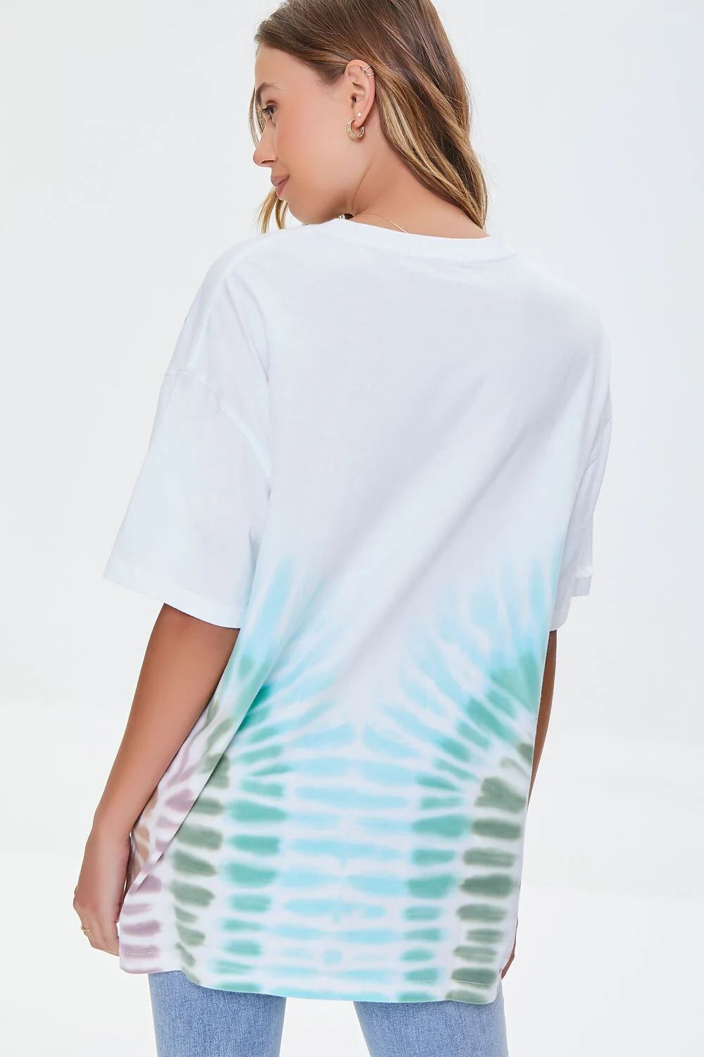 Cosmic Vibes Graphic Tie-Dye Tee - Image 3