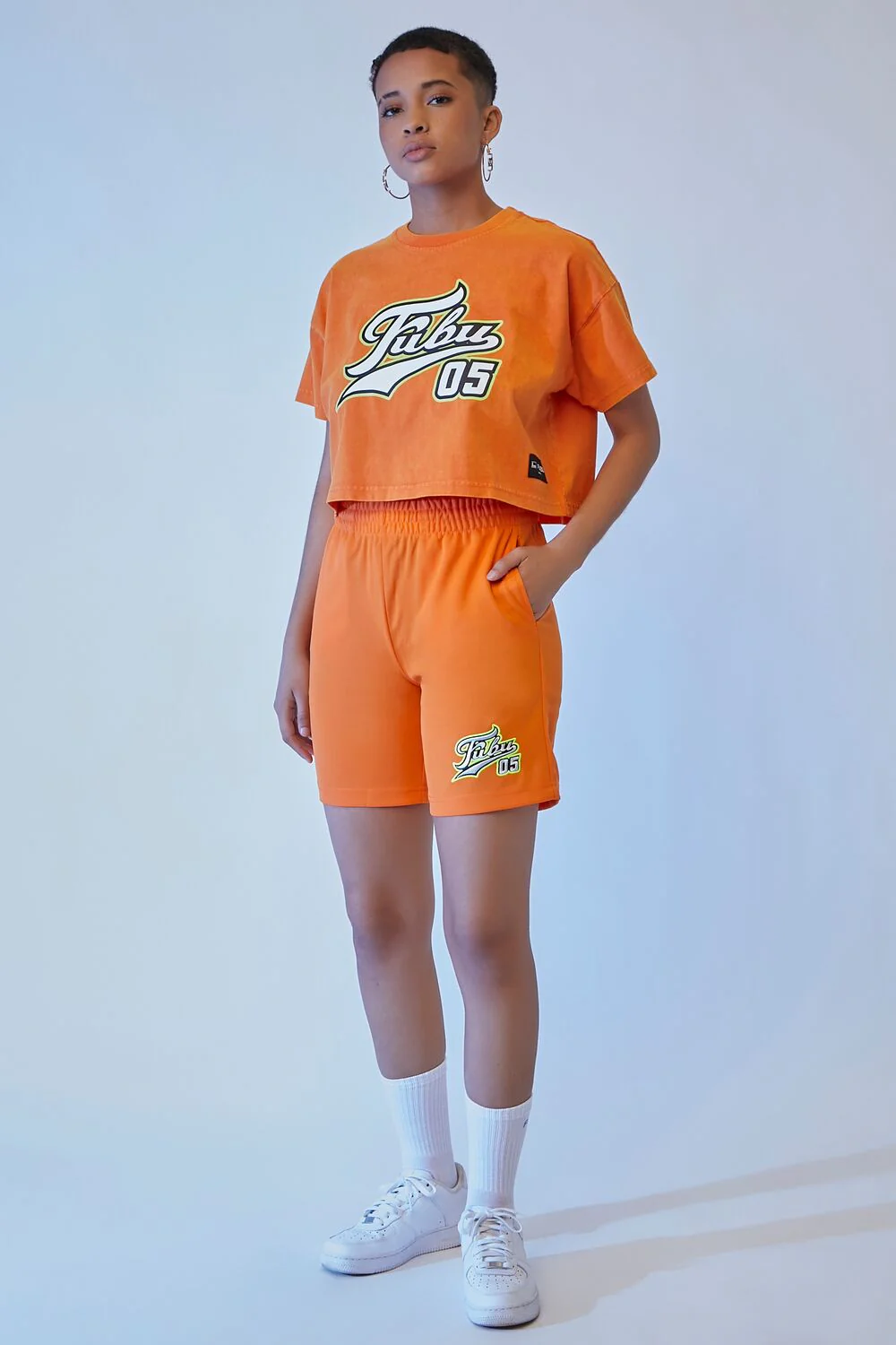 Cropped FUBU 05 Graphic Tee - Image 4