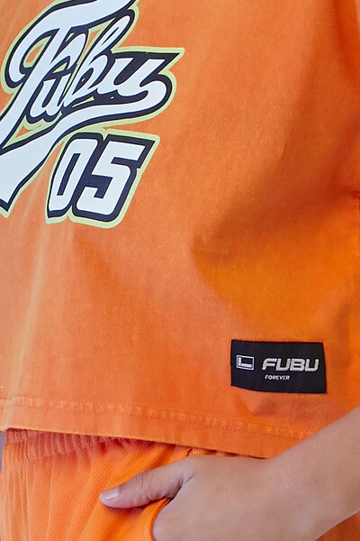Cropped FUBU 05 Graphic Tee - Image 6