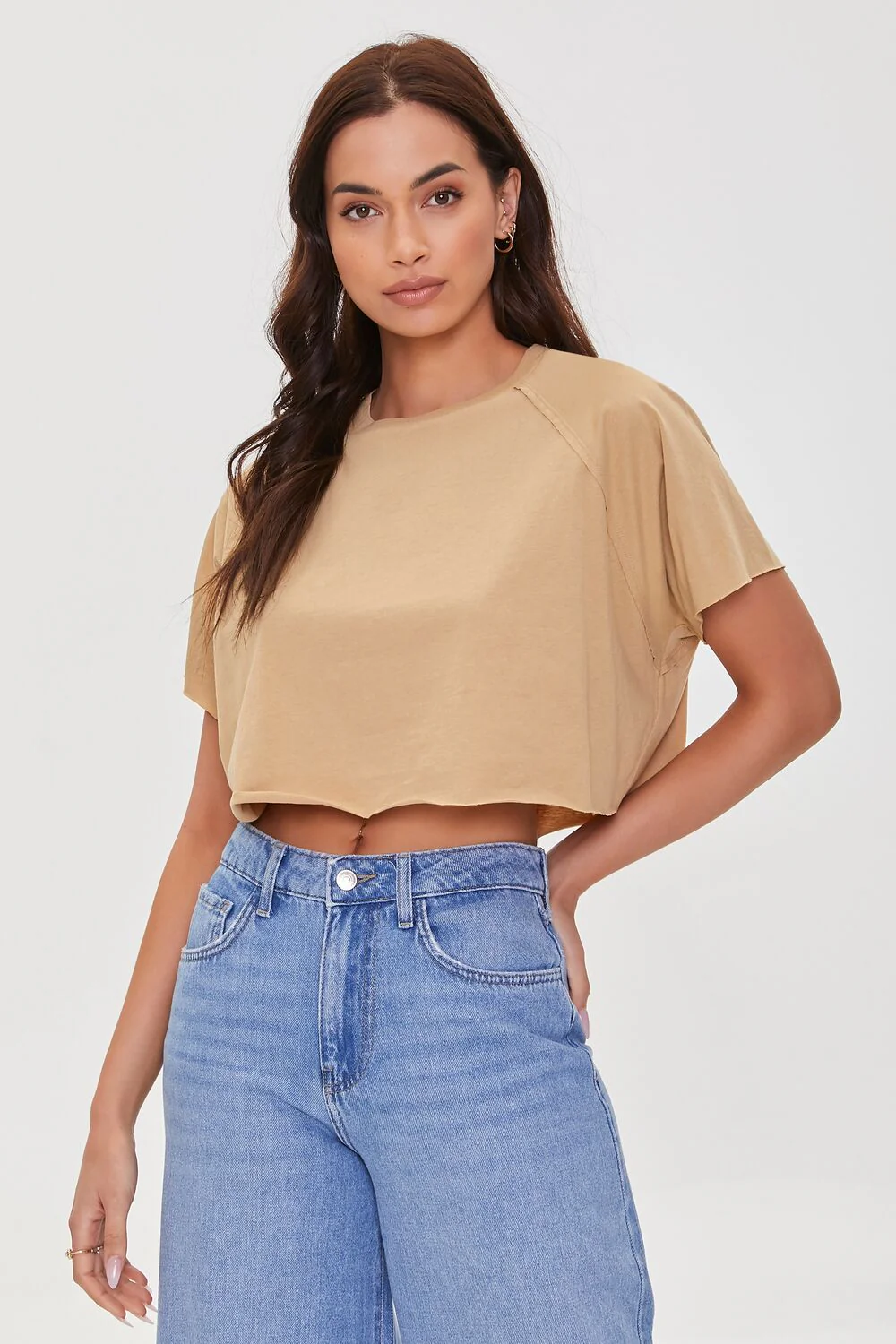 Raglan-Sleeve Cropped Tee - Image 5