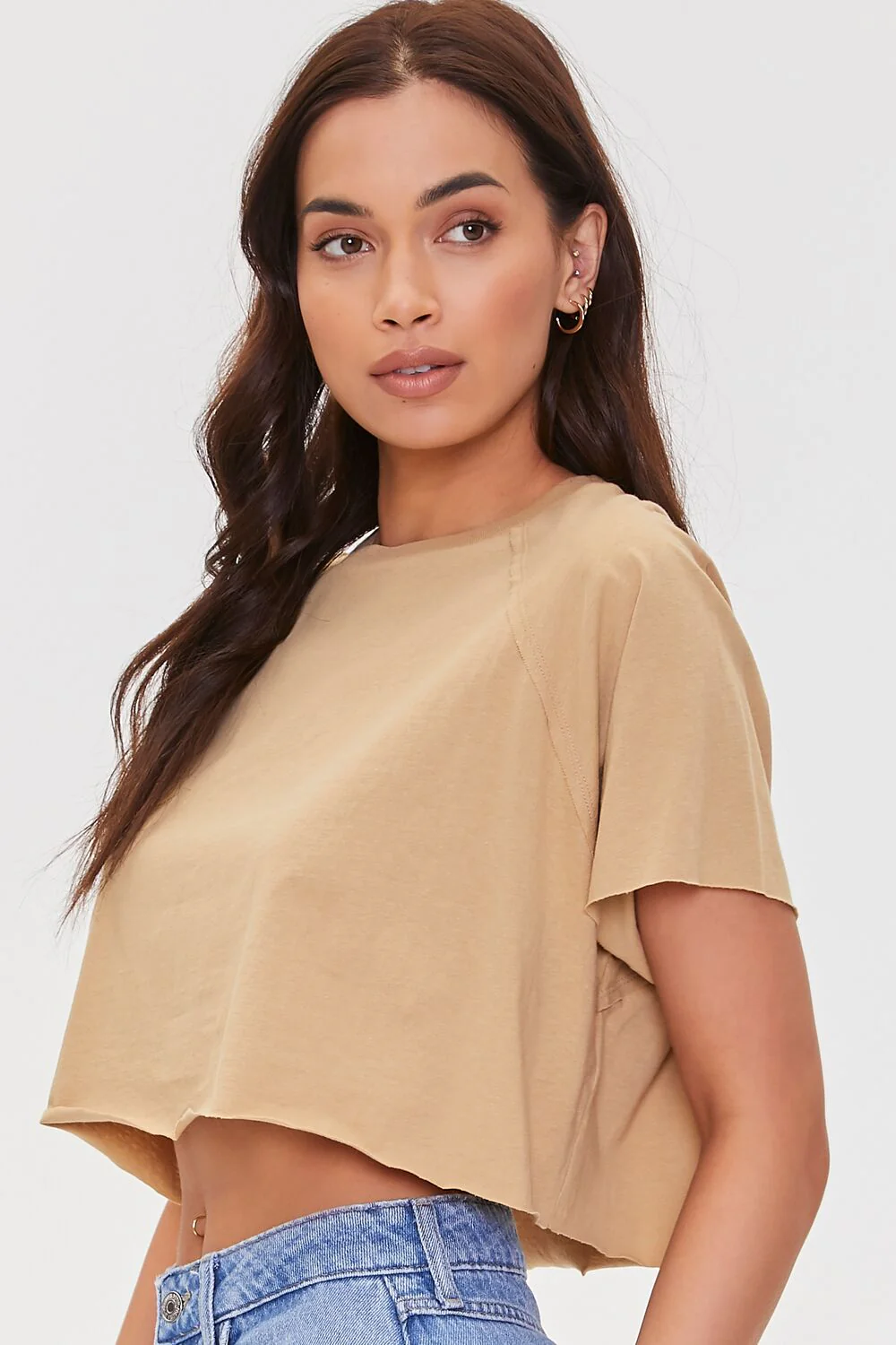 Raglan-Sleeve Cropped Tee - Image 6