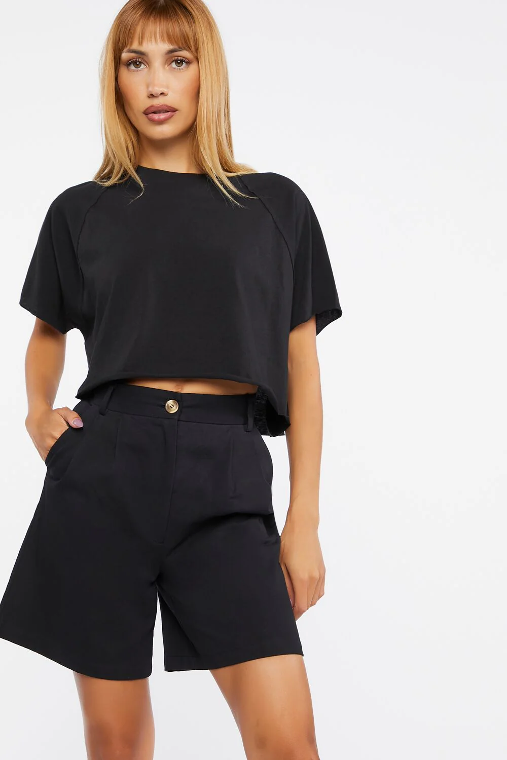 Raglan-Sleeve Cropped Tee - Image 9