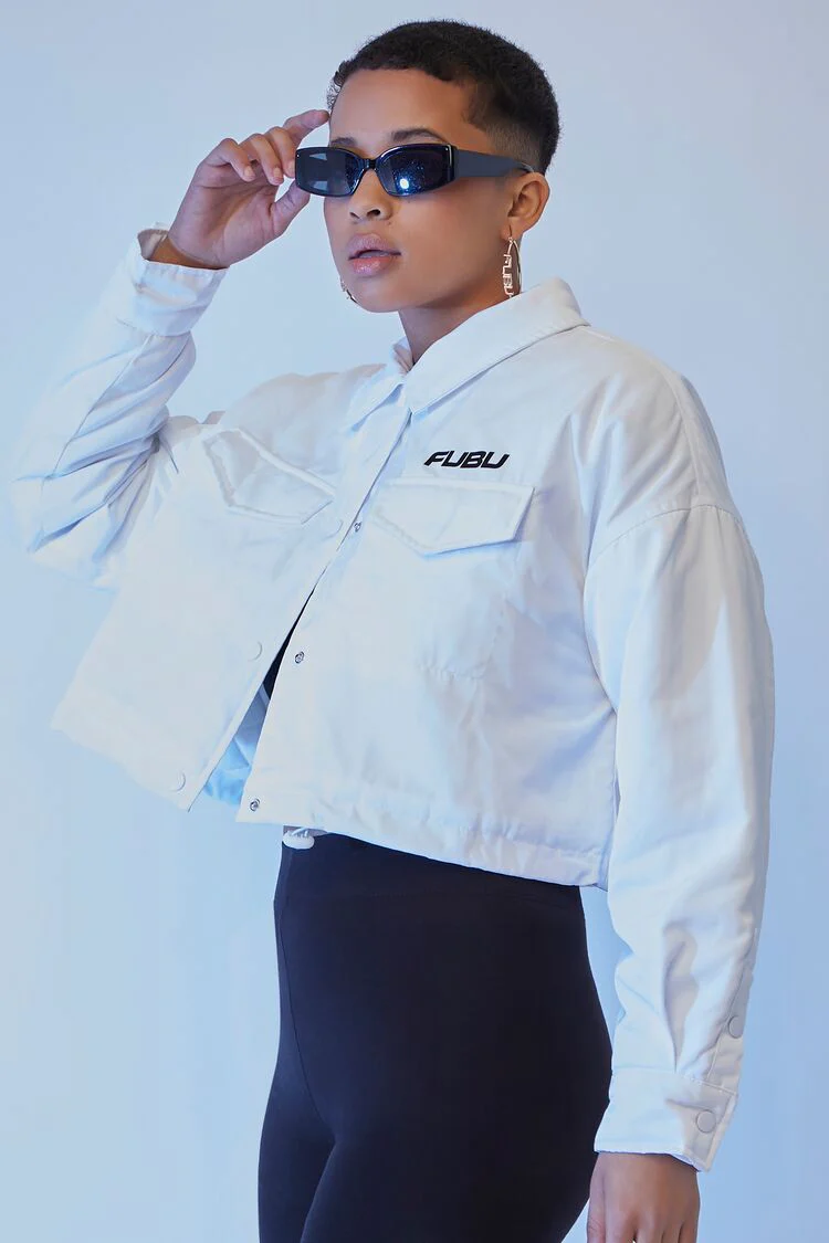 FUBU Toggle-Hem Cropped Jacket - Image 2